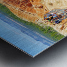 Visitors enjoy the view at Bryce Canyons Inspiration Point Metal print