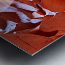 Exploring the winding paths of Antelope Slot Canyon in USA Impression metal