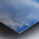 Monument Valley shows red rock formations under blue sky Impression metal