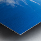 Monument Valley displays flags under blue sky in USA Metal print