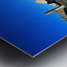 Exploring the ancient architecture in Khiva Uzbekistan Metal print