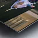 Women stroll through Khivas streets with tradition Metal print