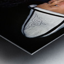 Uzbekistan mother and child in traditional attire during daytime Metal print