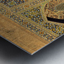 Madrasa architecture in Samarkand shows detailed design work Metal print