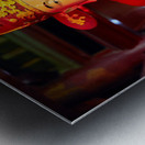 Statue of a deity in Hanoi Vietnam showing traditional clothing Metal print