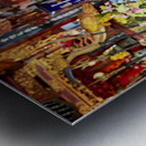 Praying at a temple in Ho Chi Minh City Vietnam Metal print