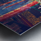 Man praying at a shrine in Ho Chi Minh City Vietnam Metal print