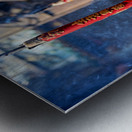 Incense sticks burning at a temple in Ho Chi Minh City Metal print