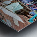 Fishing village life by the water in Phu Quoc Vietnam Metal print