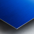 Warning sign for polar bears in Longyearbyen Svalbard Metal print