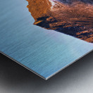 Colorful houses under a mountain in Longyearbyen Svalbard Metal print