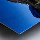 Memorial site in Longyearbyen Svalbard Archipelago Norway Metal print