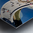 Maman sculpture by Louise Bourgeois near Nervion River in Bilbao Metal print