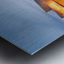 Guggenheim Museum shines at night in Bilbao Spain Impression metal