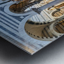 Pulpit by Giovanni Pisano inside Pisa Cathedral in Tuscany Metal print