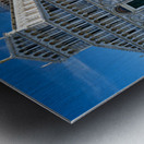 Visit to Piazza dei Miracoli in Pisa with the Leaning Tower Metal print