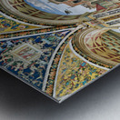 Exploring the piccolomini library in siena tuscany italy Metal print