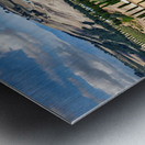 Cypress trees line winding road in Val dOrcia Tuscany Metal print