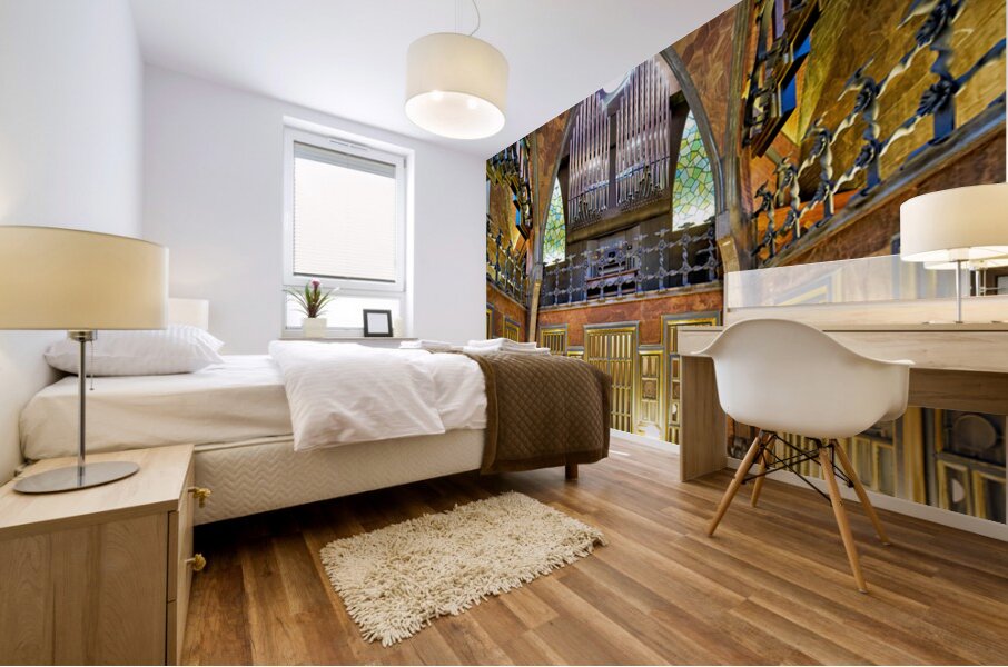 Palau Guell showcases Gaudis design in Barcelona Spain – Wall Mural 1