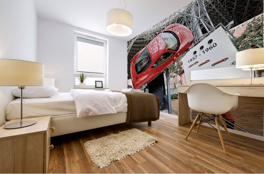 ABU DHABI. Ferrari World Amusement Park Mural print