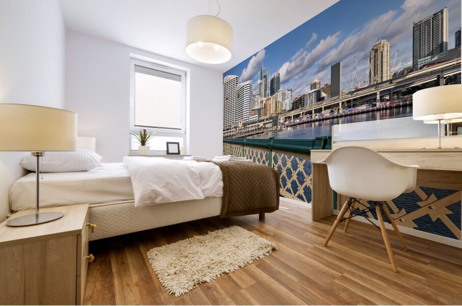Sydney. New South Wales. Australia. Darling Harbour Mural print