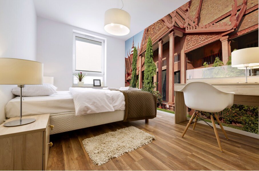 The National Museum of Phnom Penh Cambodia Mural print