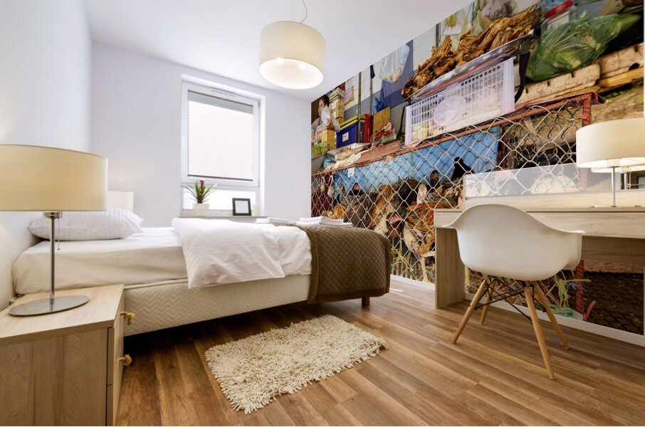 Central Market Psah Thom Thmey of Phnom Penh Cambodia Mural print