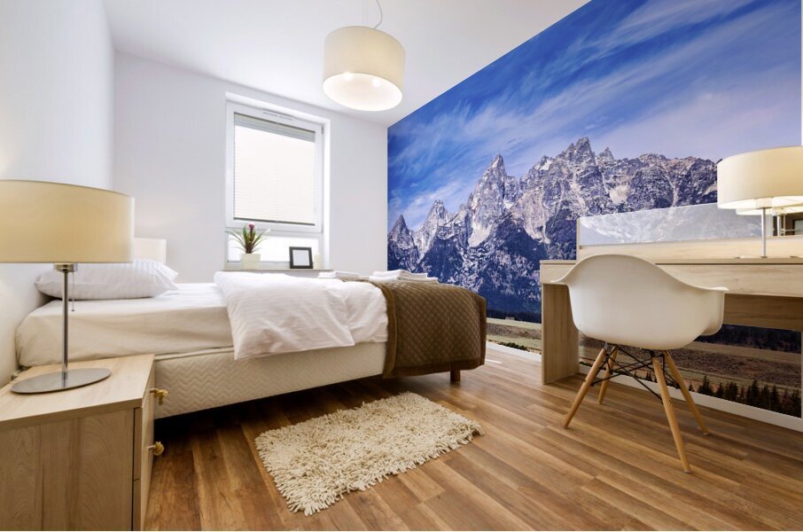 Grand Teton National Park. Wyoming. United States. Mural print