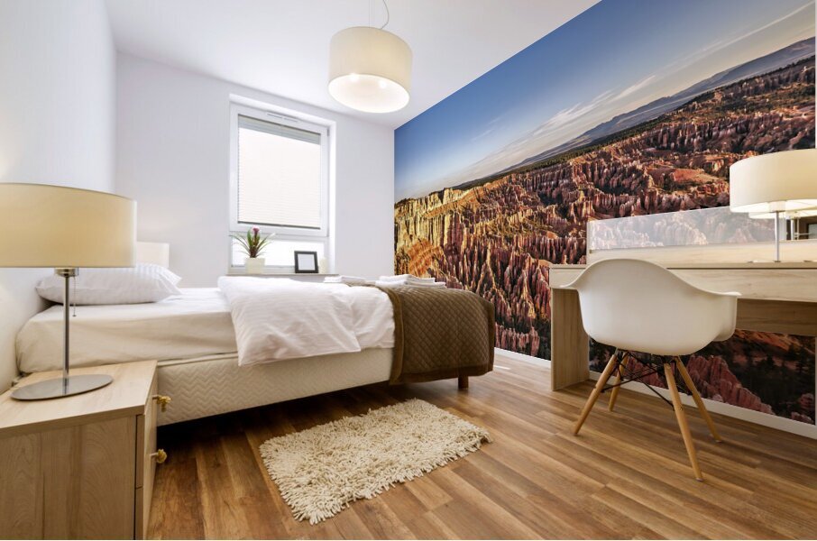 Sunrise at Bryce Point lookout in the Bryce Canyon National Park. Utah USA Mural print