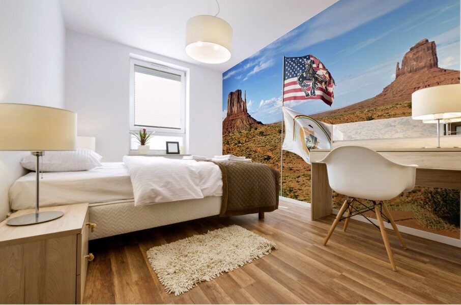 Monument Valley. Navajo Nation. East Mitten Butte Mural print