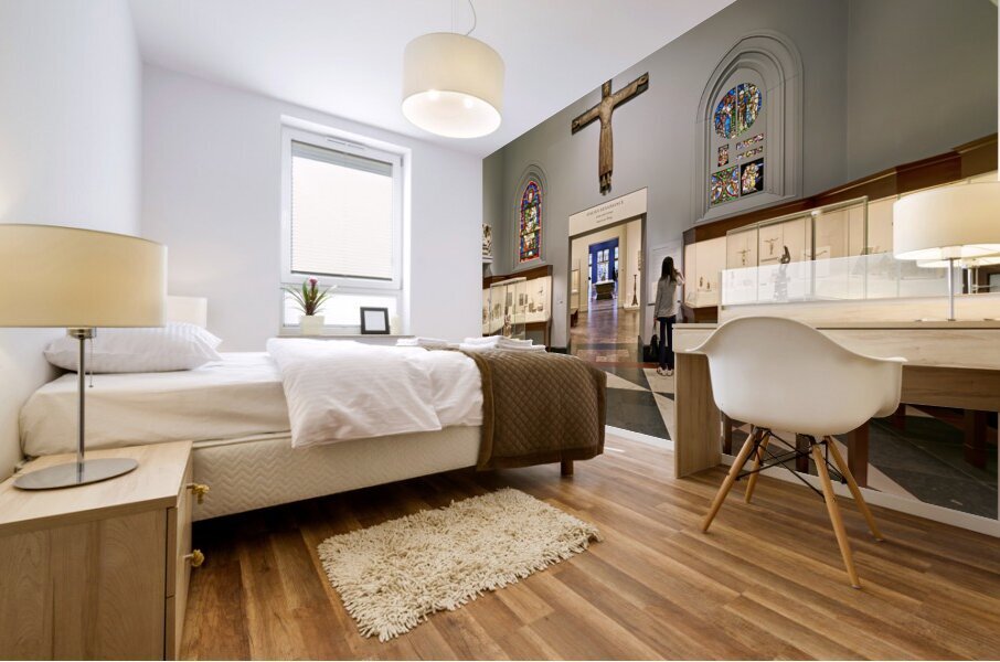 New York. Manhattan. United States. The Metropolitan Museum of Art. Medieval Art Mural print