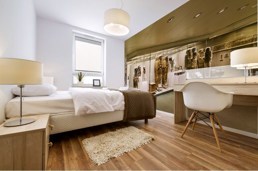 New York. Manhattan. United States. The Metropolitan Museum of Art. Egyptian Art Mural print