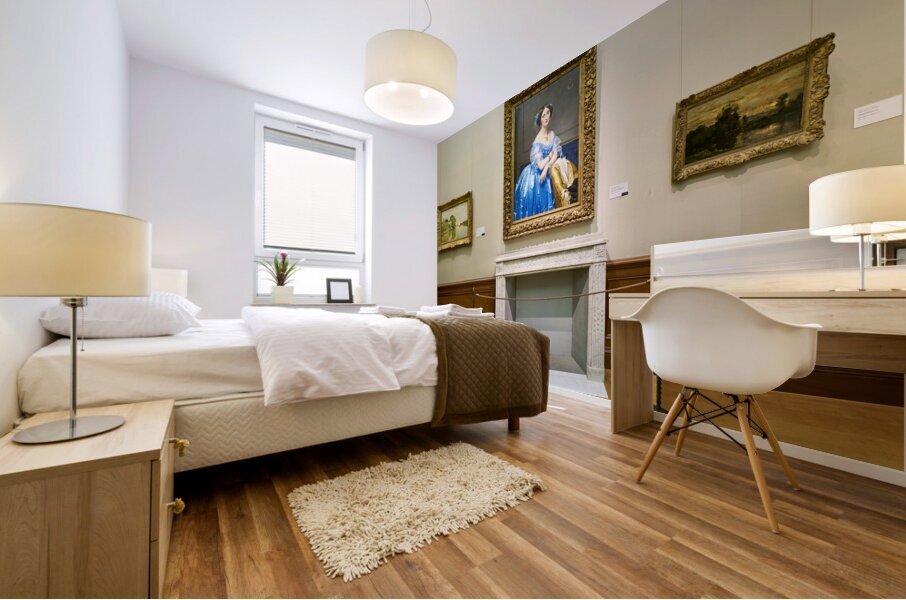 New York. Manhattan. United States. The Metropolitan Museum of Art. Ingres. The Princesse De Broglie. Robert Lehman Collection Mural print