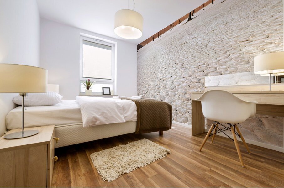 Namibia. Deadvlei clay pan. Namib Naukluft National Park. A dried out dead camel thorn Vachellia erioloba Mural print