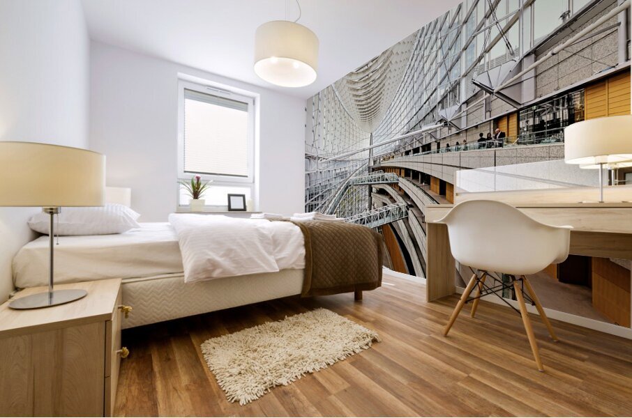 Japan. Tokyo. The International Forum Mural print