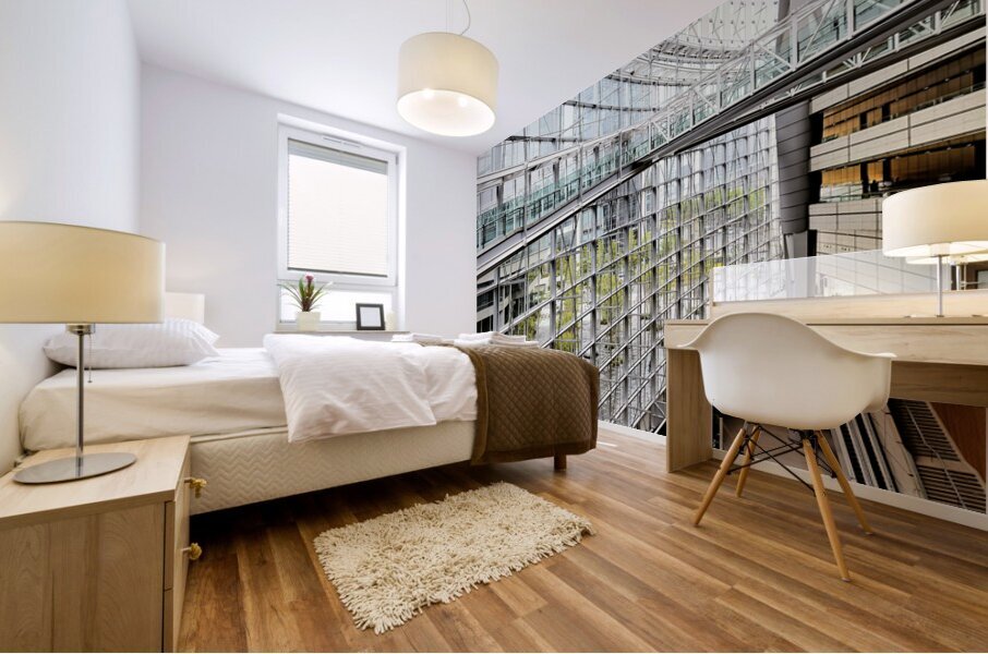 Japan. Tokyo. The International Forum Mural print