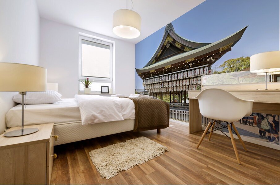 Japan. Kyoto. Yasaka shrine Mural print