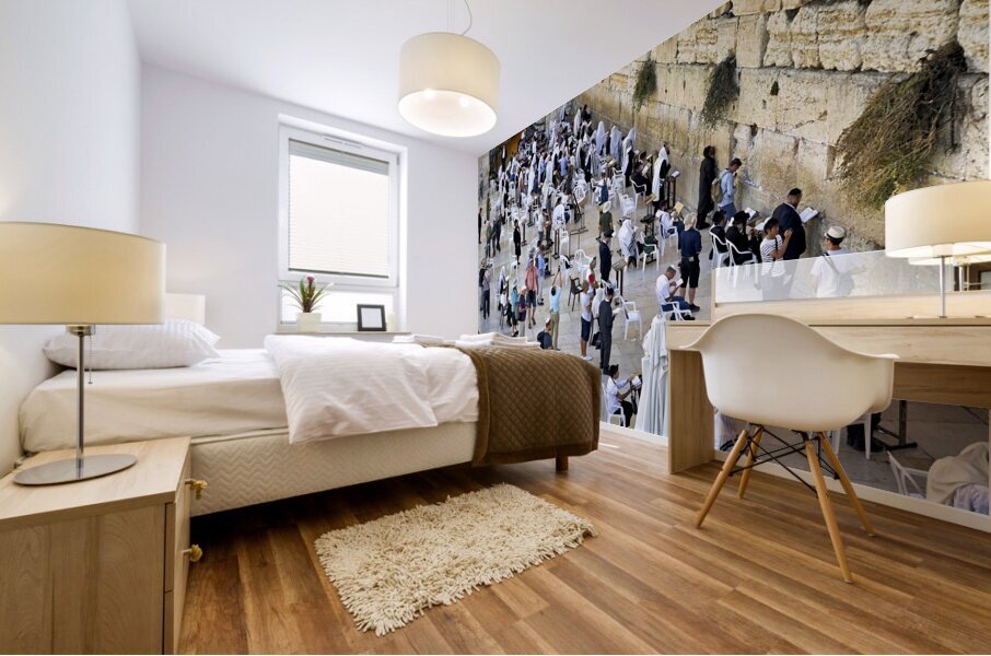 Jerusalem Israel. The western wall wailing wall Mural print