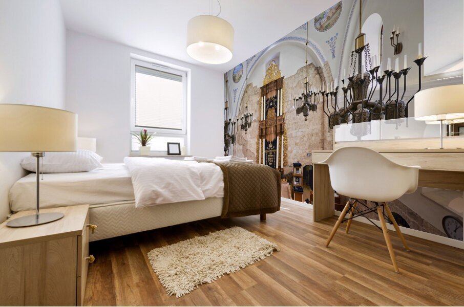 Jerusalem Israel. The Hurva Synagogue also known as Hurvat Rabbi Yehudah he-Hasid Mural print