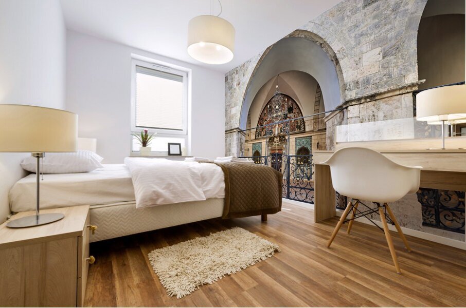 Jerusalem Israel. Armenian St. James Cathedral Mural print