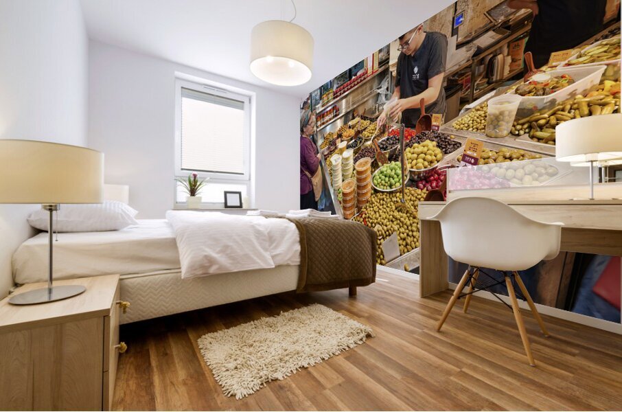 Jerusalem Israel. Mahane Yehuda Market Mural print
