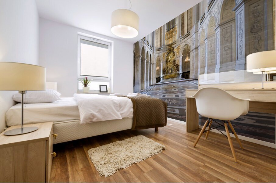 The Palace of Versailles. Paris France. The Royal Chapel Mural print