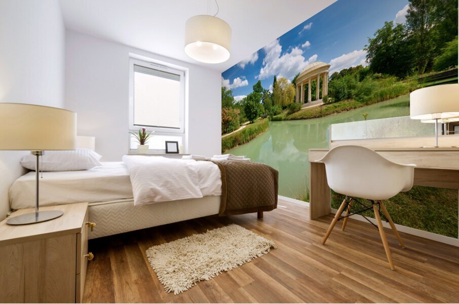 The Palace of Versailles. Paris France. The temple of love at Petit Trianon Mural print