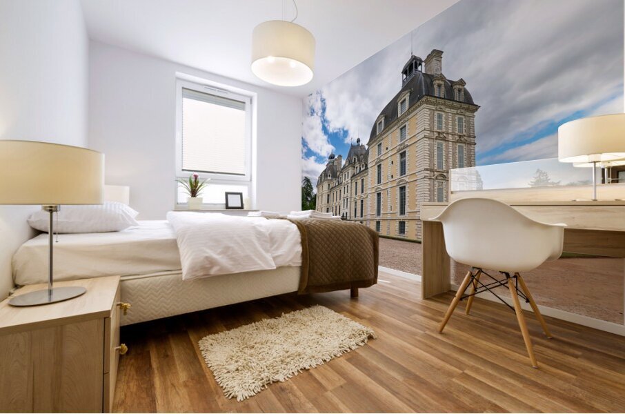 Chateau de Cheverny France. Chateaux of the Loire Valley Mural print