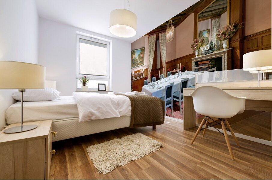 Chateau dAzay le Rideau. Loire Valley. France. Mural print