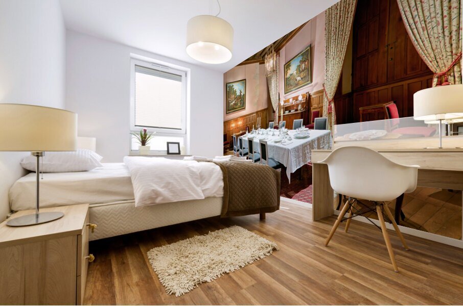 Chateau dAzay le Rideau. Loire Valley. France. Mural print