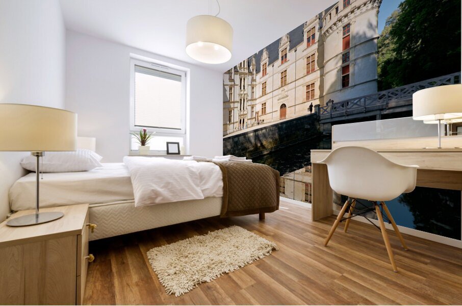 Chateau dAzay le Rideau. Loire Valley. France. Mural print