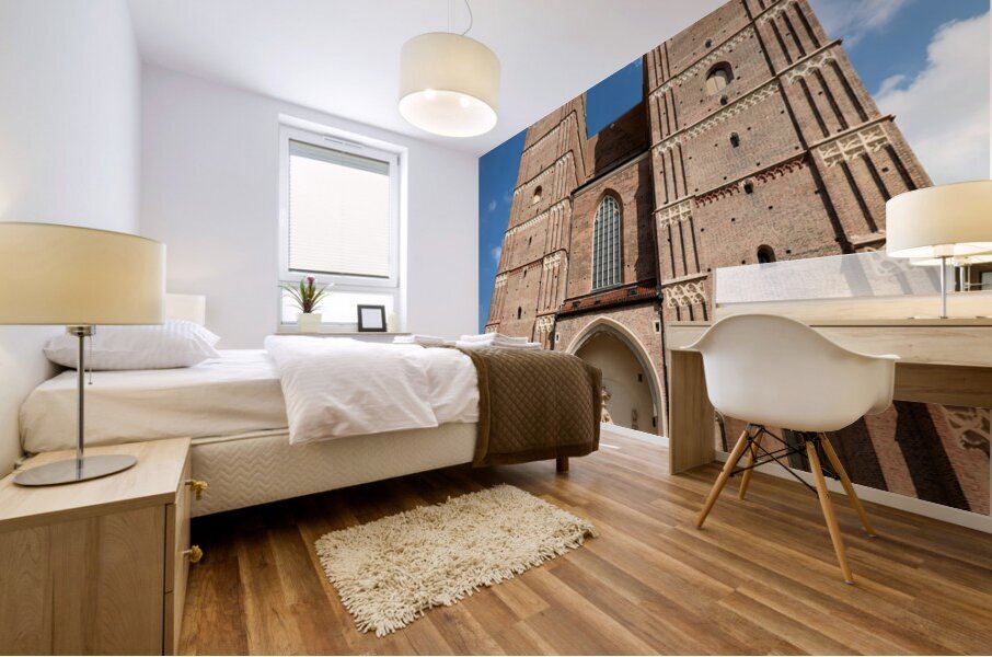 Germany Bavaria Munich. Frauenkirche. The Dom cathedral Mural print