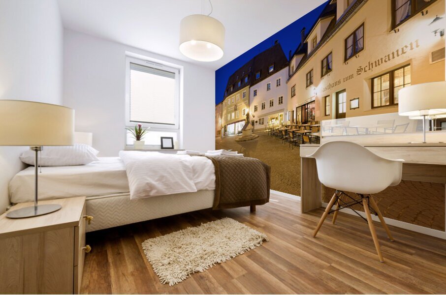 Germany Bavaria Romantic Road. Fussen. Mural print