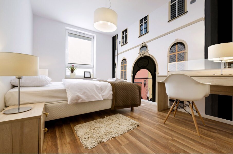 Germany Bavaria Romantic Road. Fussen. Benediktinerkloster St. Mang Mural print